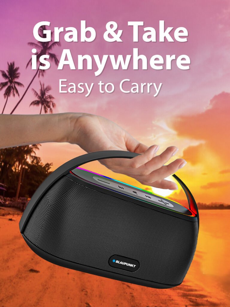 Atomik Grab 20 W Wireless Bluetooth PA Speaker view 4