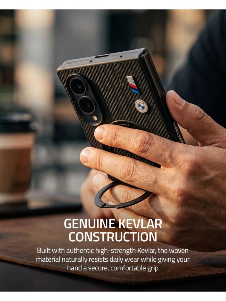 Galaxy Z Fold 8 Back Case, Magnetic Ring Stand 360deg Rotating Case view 3