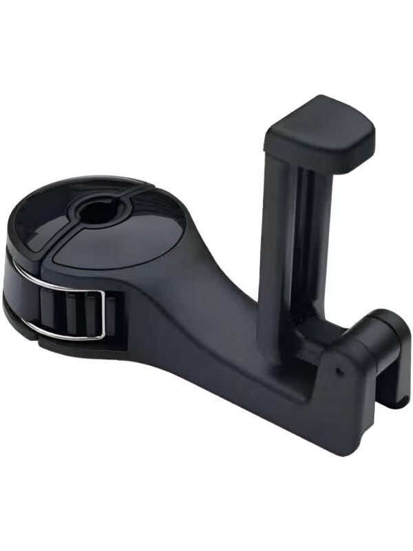 Black Phone Holder Car Seat Hooks