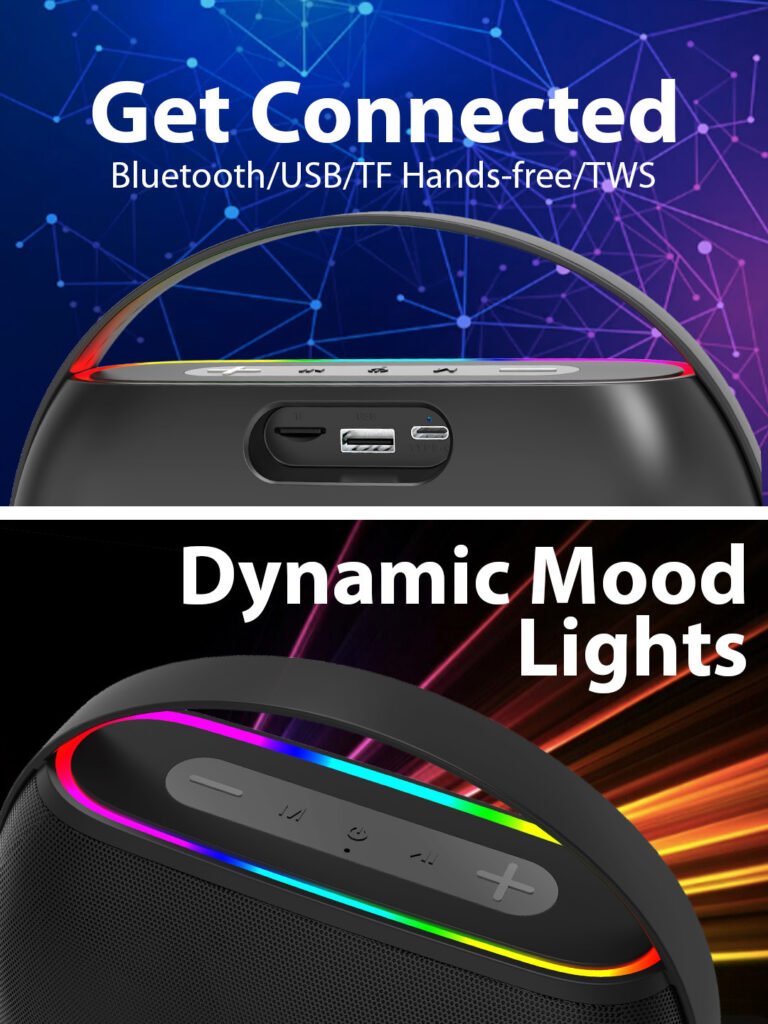 Atomik Grab 20 W Wireless Bluetooth PA Speaker view 5