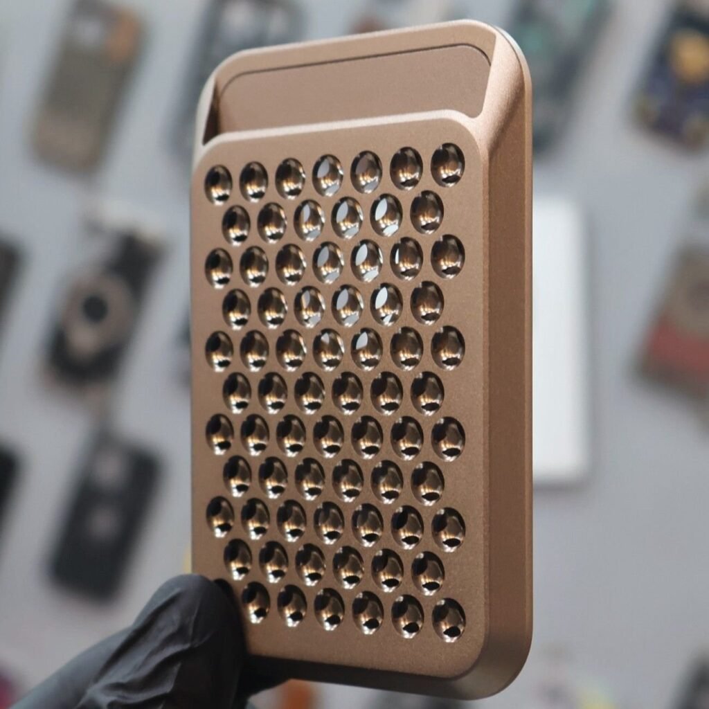 Metal Anti Heat Magsafe Card Holder-Desert view 3