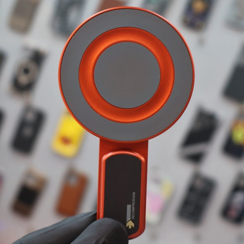 Magnetic 360 Degree Phone Stand-Orange view 4