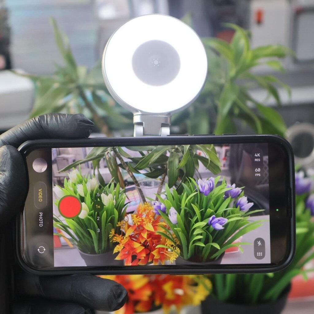 C03 Magnetic Selfie Ring Light-White view 2