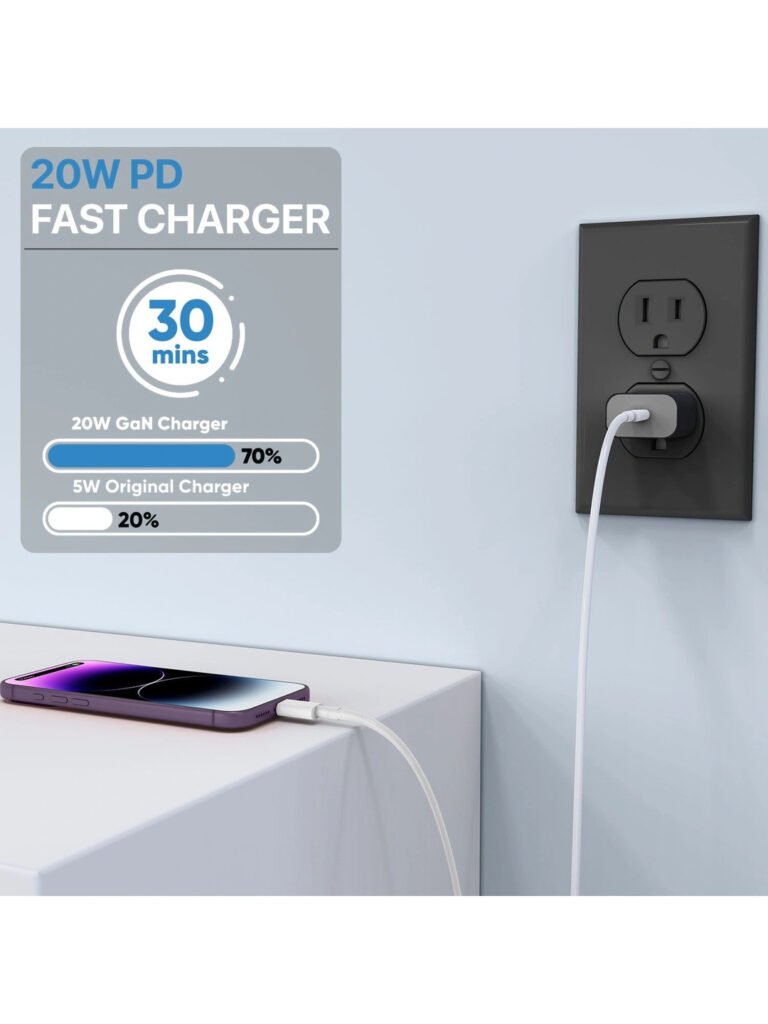 20 W Wired USB-C Charger view 3