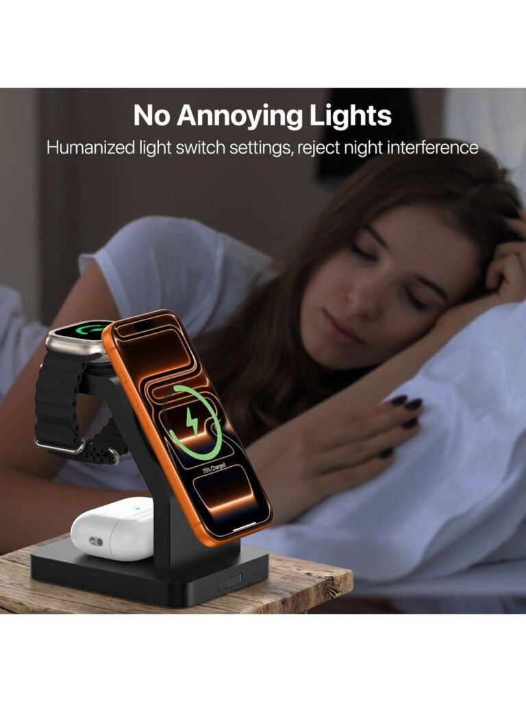 3 In 1 23W Magnetic Mag-Safe Wireless Charger view 5