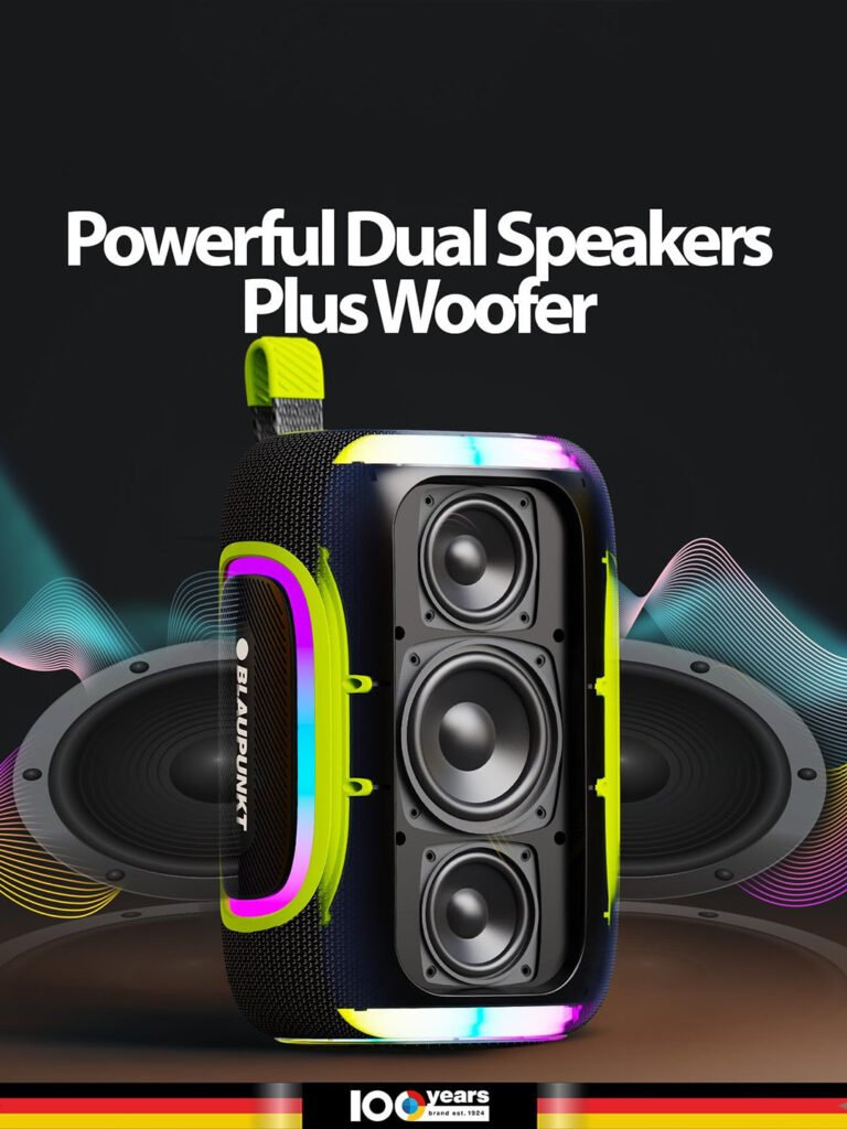 Atomik OMG 75W Bluetooth Party Speaker With RGB Lights & Wireless Mic view 2