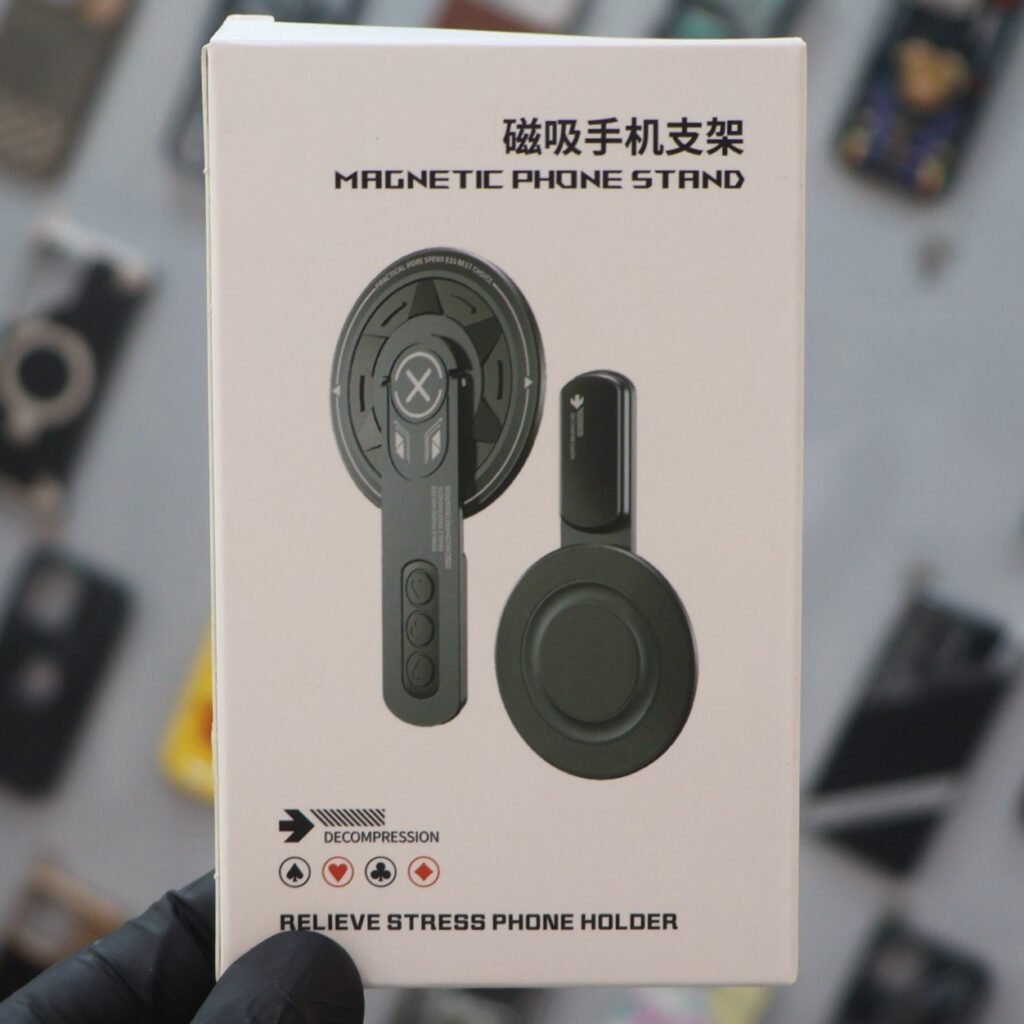 Magnetic 360 Degree Phone Stand-Orange view 5