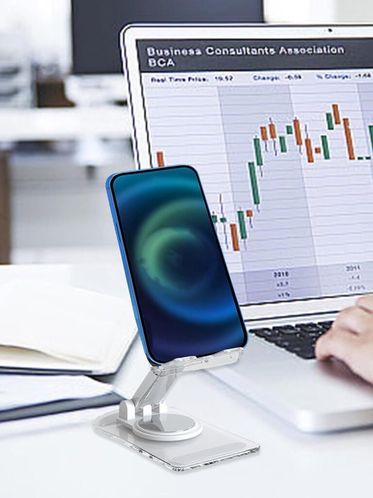 Acrylic Adjustable Mobile Stand view 4