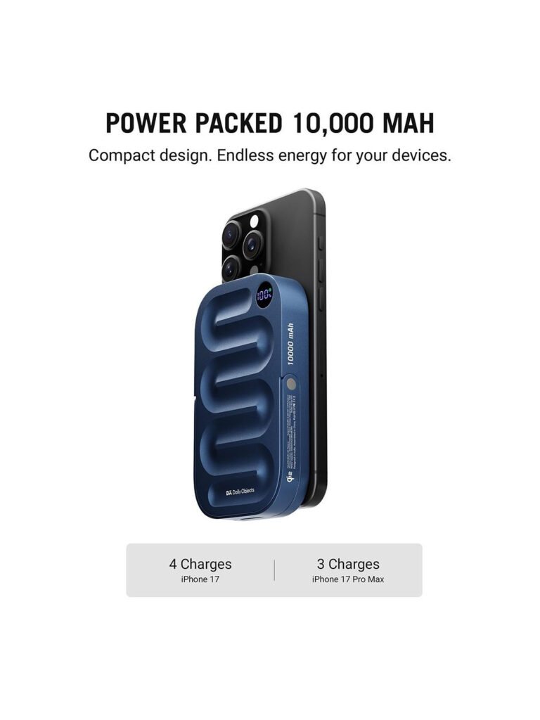 Loop Qi2-Certified Power Bank 10000 mAh, Model - F50-C (Space Blue) view 2