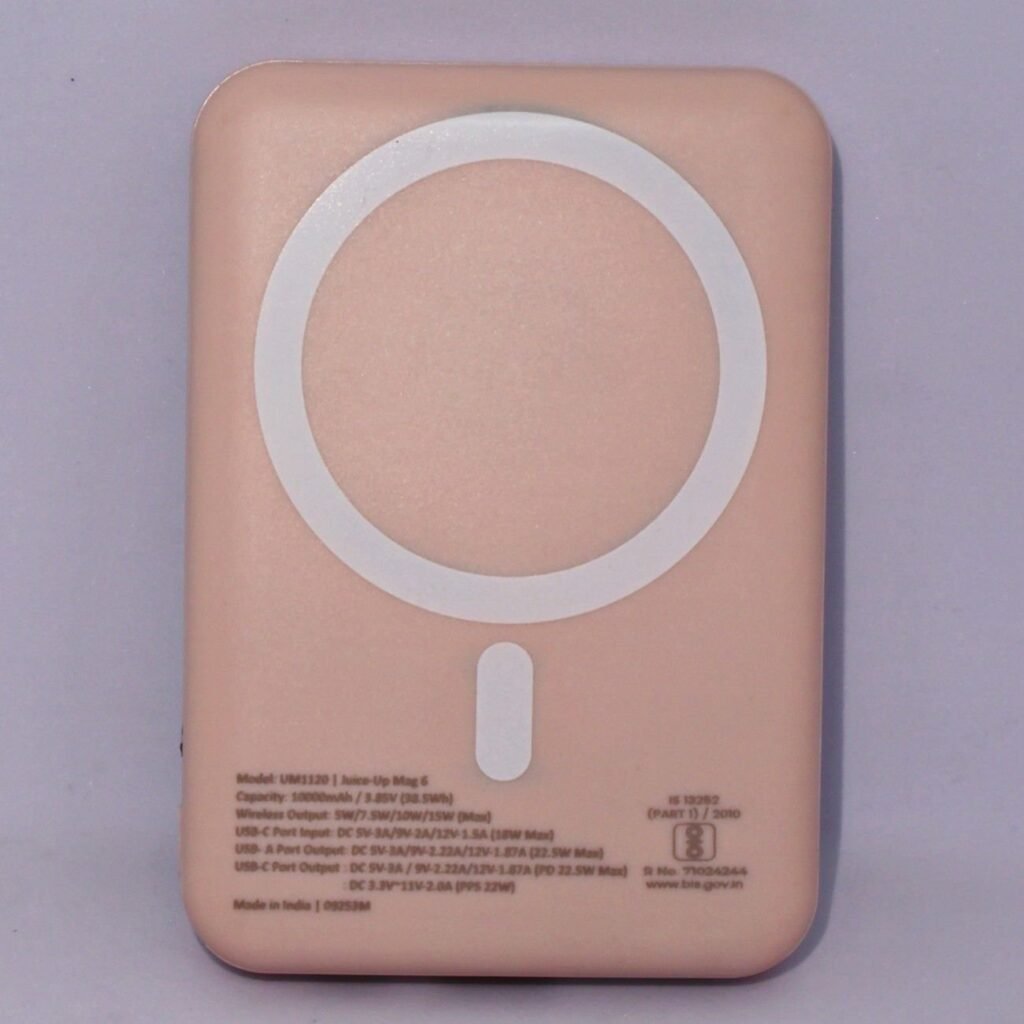 Juice-Up Mag 6-MagSafe Powerbank-10000 mAh-Pink view 5