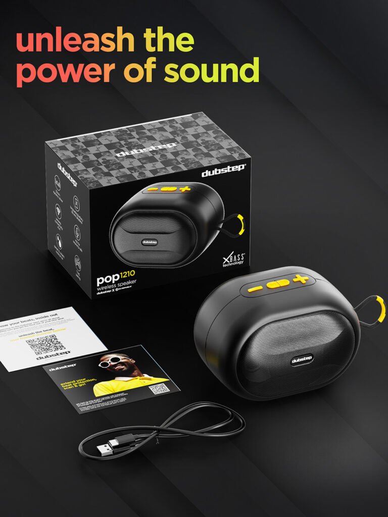 POP 1210 Wireless Speaker with 16hr Playtime 52 Dynamic Driver Bluetooth Speaker view 4