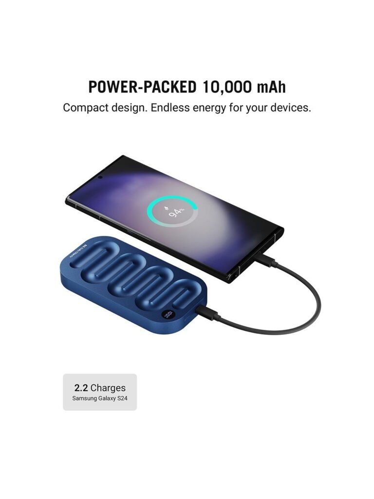 Loop Universal Aluminium Power Bank 10000 mAh, Model - Q200 (Space Blue) view 3