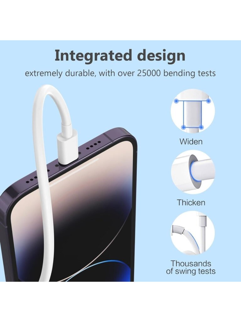 3Pc Lightning Fast Charging Data Cable for iPhone MFI Certified view 4