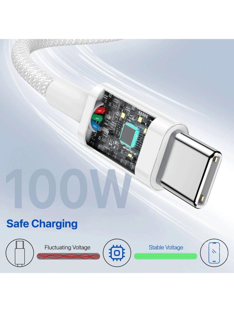 100W-Pd Usb-C To Usb-C Charging Cable view 2