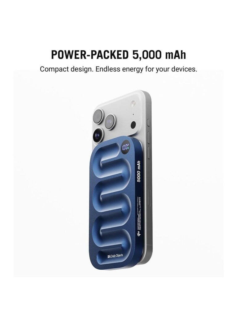 Loop Qi2-Certified Power Bank 5000 mAh, Model - S28 (Space Blue) view 3