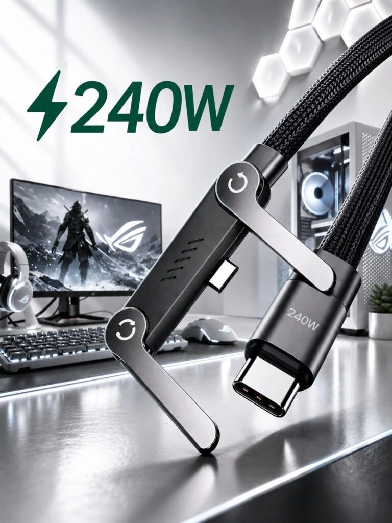 240W C-Type Fast Charging Cable view 4