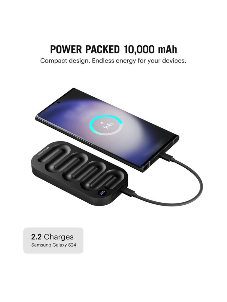 Loop Universal Aluminium Power Bank 10000 mAh, Model- Q200 (Black) view 2