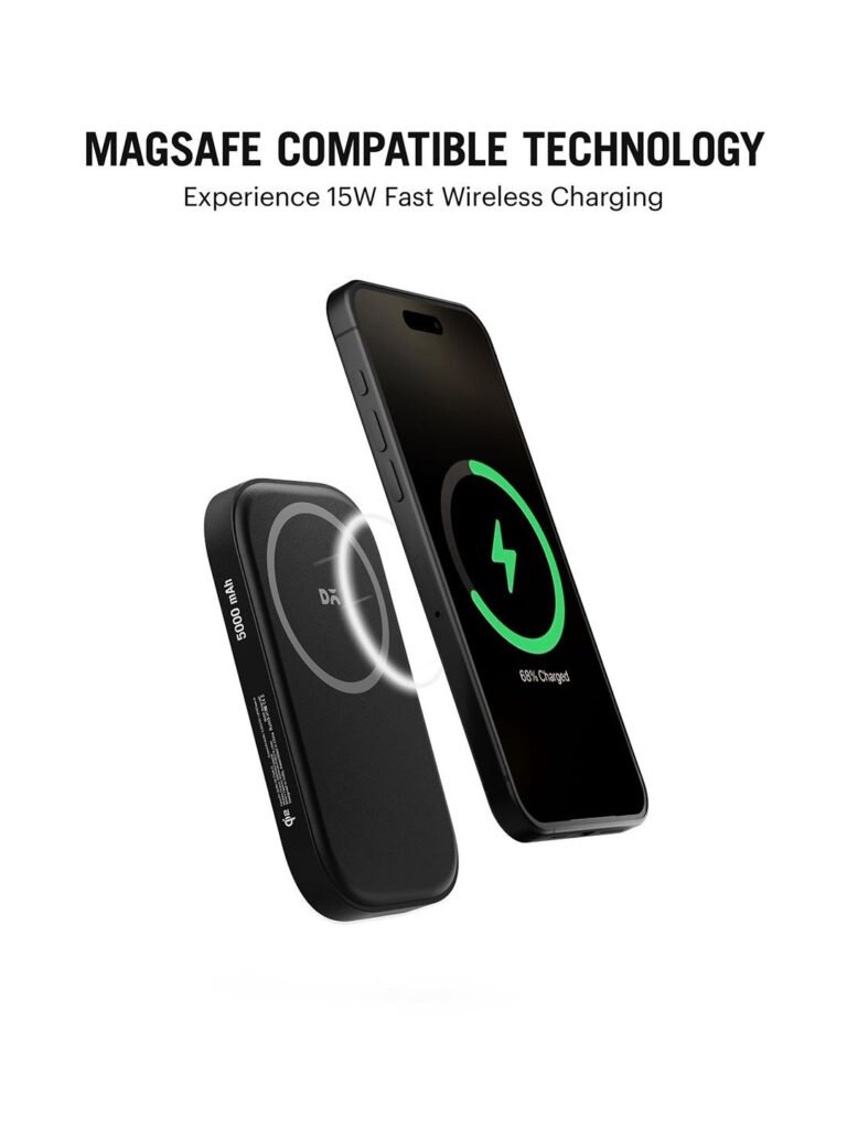 Loop Qi2-Certified MagSafe-Compatible Aluminium Power Bank 5000 mAh Model - S28 view 2