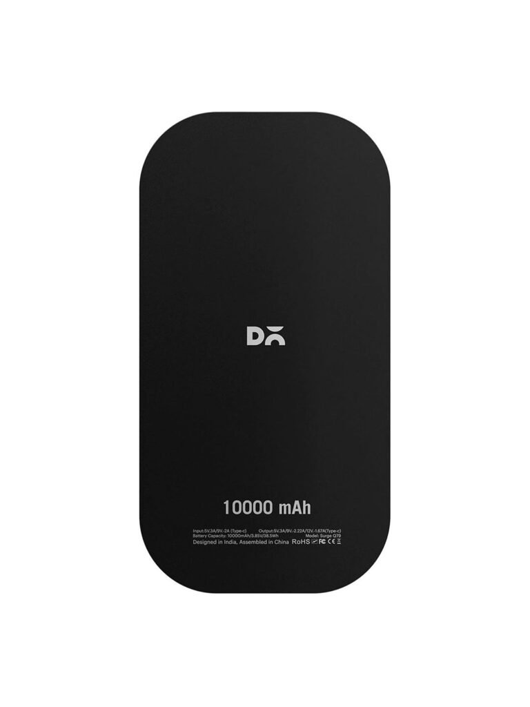 Loop Universal Aluminium Power Bank 10000 mAh, Model- Q200 (Black) view 5